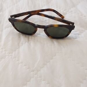 Saint Laurent Brown Tortoise Sunglasses
